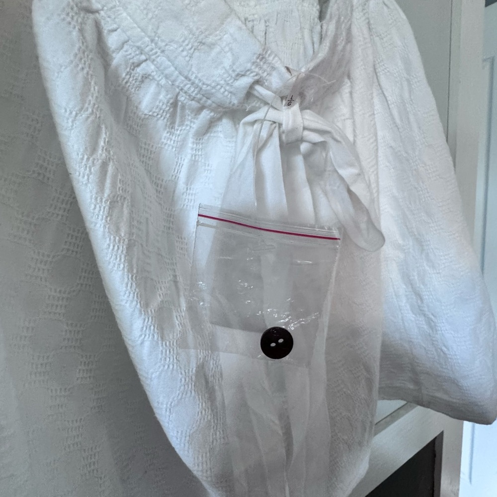 Free People White Textured Dress